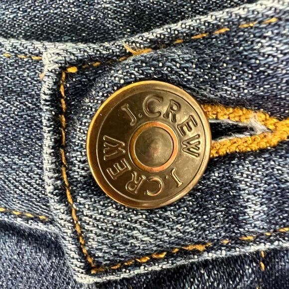J. Crew Mid Wash Blue Low Rise Toothpick Stretch Ankle Denim Jeans Size 26 - Picture 4 of 14